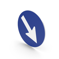 Spanish Keep Right Sign PNG & PSD Images