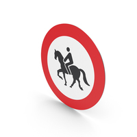 Spanish Denied Entry To Saddle Animals Sign PNG & PSD Images