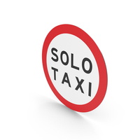 Colombian Taxi Parking Zone Sign PNG & PSD Images