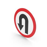 Colombian U Turn Sign PNG & PSD Images