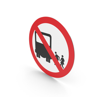 Colombian No Passenger Loading Sign PNG & PSD Images