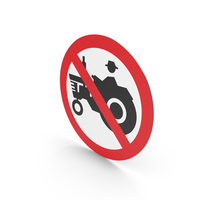 Colombian Sign No Entry For Tractor PNG & PSD Images