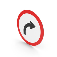 Brazilian Turn Right Sign PNG & PSD Images