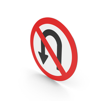Brazilian Sign No U Turn PNG & PSD Images