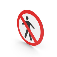 Brazilian Sign No Pedestrians PNG & PSD Images