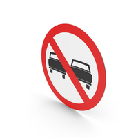 Brazilian No Overtaking Sign PNG & PSD Images