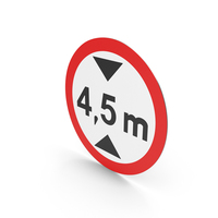 Brazilian Height Limit Sign PNG & PSD Images