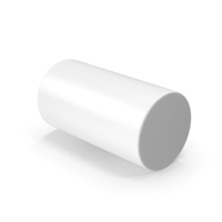 White Cylinder Shape PNG & PSD Images