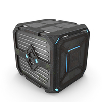 Small Sci Fi Container PNG & PSD Images