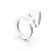 Androgyne Symbol White PNG & PSD Images