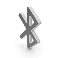 Bluetooth Symbol White PNG & PSD Images
