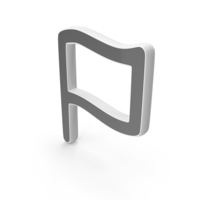 Flag Symbol White PNG & PSD Images
