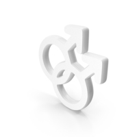 Gay Symbol White PNG & PSD Images