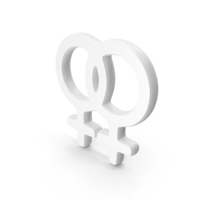White Lesbian Symbol PNG & PSD Images