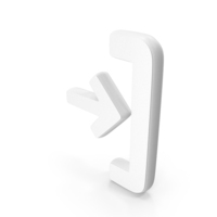Login Symbol White PNG & PSD Images
