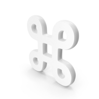 Mac Command Symbol White PNG & PSD Images