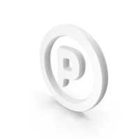 White Parking Sign PNG & PSD Images