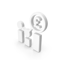 Pound Market Trends Symbol White PNG & PSD Images