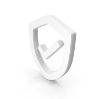 Protected Symbol White PNG & PSD Images