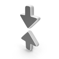 Black & White Shrink Symbol PNG & PSD Images