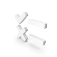 True False Symbol White PNG & PSD Images