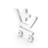 Add To Cart Symbol White PNG & PSD Images