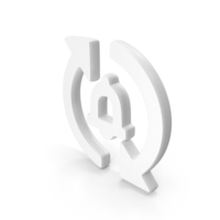 Alarm Repeat Symbol White PNG & PSD Images