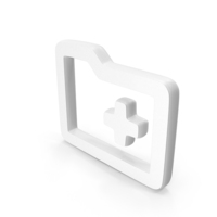 Create New Folder Symbol White PNG & PSD Images