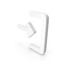Login Symbol White PNG & PSD Images