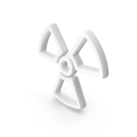 Nuclear Symbol White PNG & PSD Images
