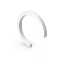 White Processing Circle Symbol PNG & PSD Images