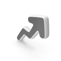 Trending Symbol White PNG & PSD Images