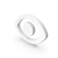 Visibility Symbol White PNG & PSD Images