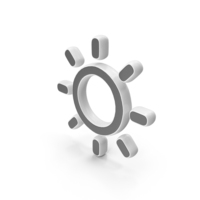 Black & White Weather Sunny Symbol PNG & PSD Images