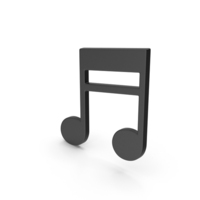 Slanted Beamed Sixteenth Note PNG & PSD Images