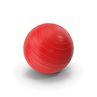 Red Exercise Ball PNG & PSD Images