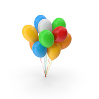 Coloured Balloons PNG & PSD Images