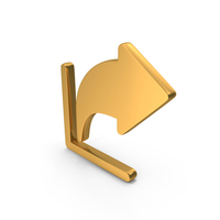Share Page Icon Gold PNG & PSD Images