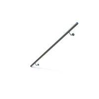 2M 45 Degree Wall Mounted Handrail PNG & PSD Images
