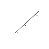 Wall Mounted Handrail 3M 45 Degree PNG & PSD Images