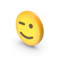 Wink Face Emoji PNG & PSD Images