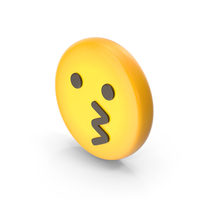 Whistle Face Emoji PNG & PSD Images