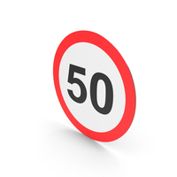 Indian Speed Limit Sign PNG & PSD Images