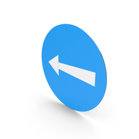 Indian Compulsory Turn Left Sign PNG & PSD Images
