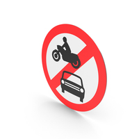 Indian All Motor Vehicles Prohibited Sign PNG & PSD Images