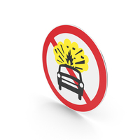 Chinese No Vehicles Carrying Dangerous Goods Sign PNG & PSD Images