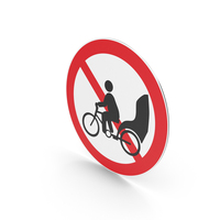 Chinese No Passenger Bike Sign PNG & PSD Images
