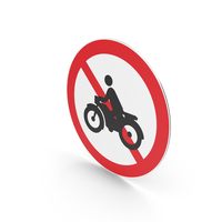 Chinese No Motorcycles Sign PNG & PSD Images