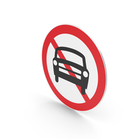 Chinese No Motor Vehicles Sign PNG & PSD Images
