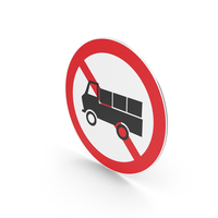 Chinese Signs No Freight Vehicles PNG & PSD Images